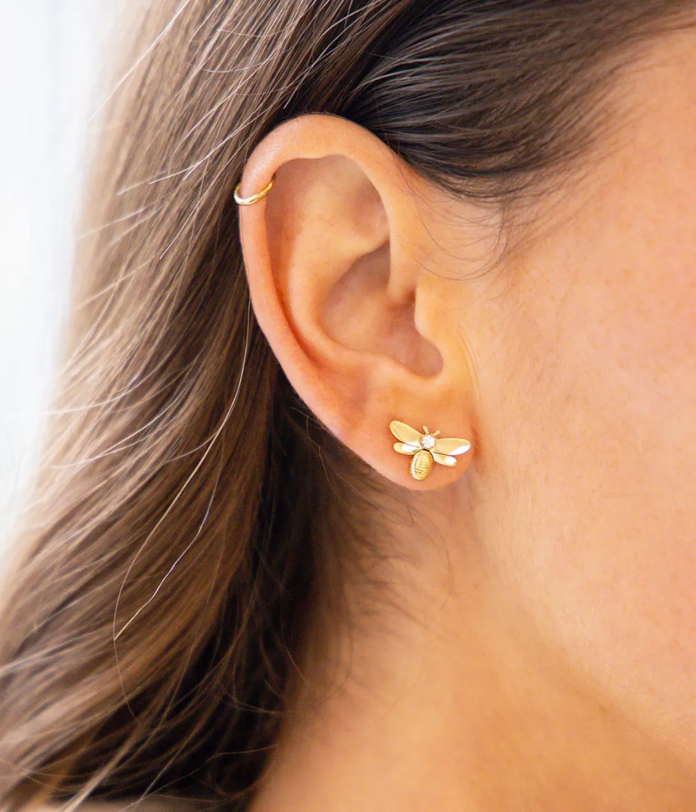Boucles d'oreilles Abeja