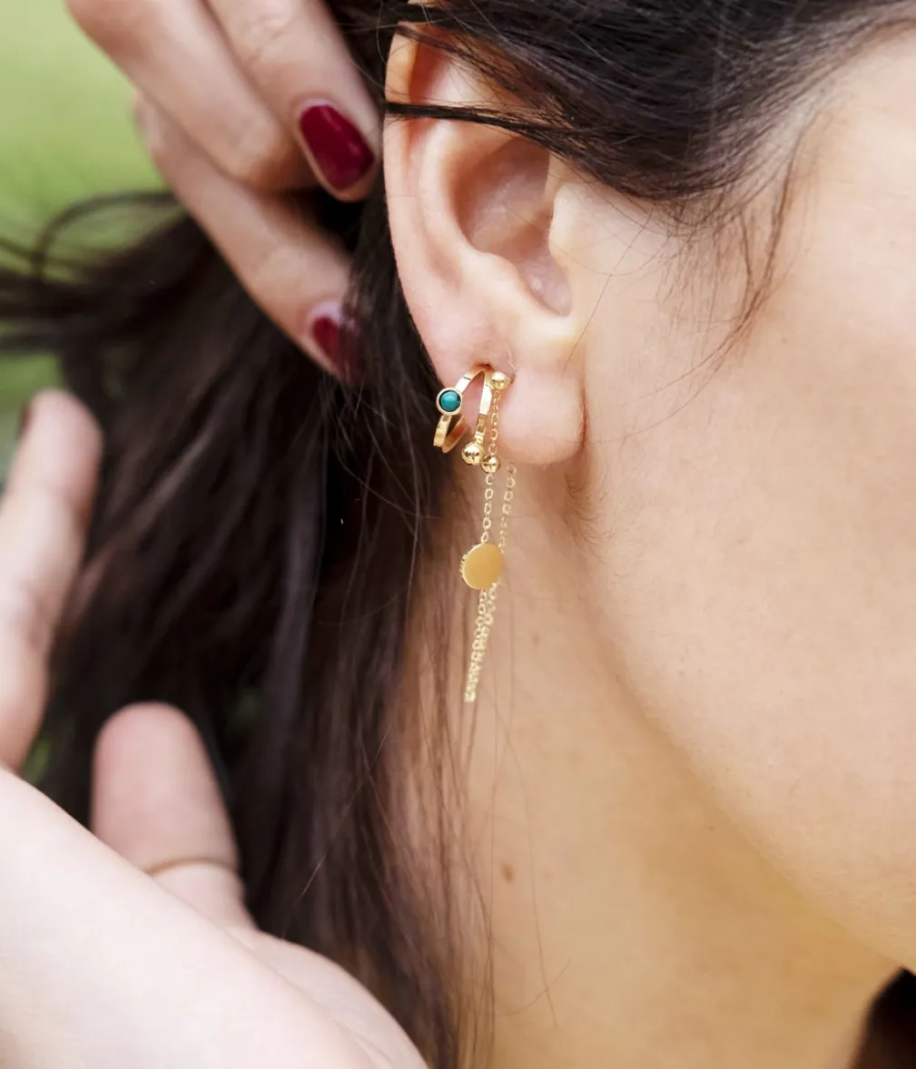 Boucles d'oreilles Demi