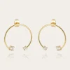 Boucles d'oreilles Fauve