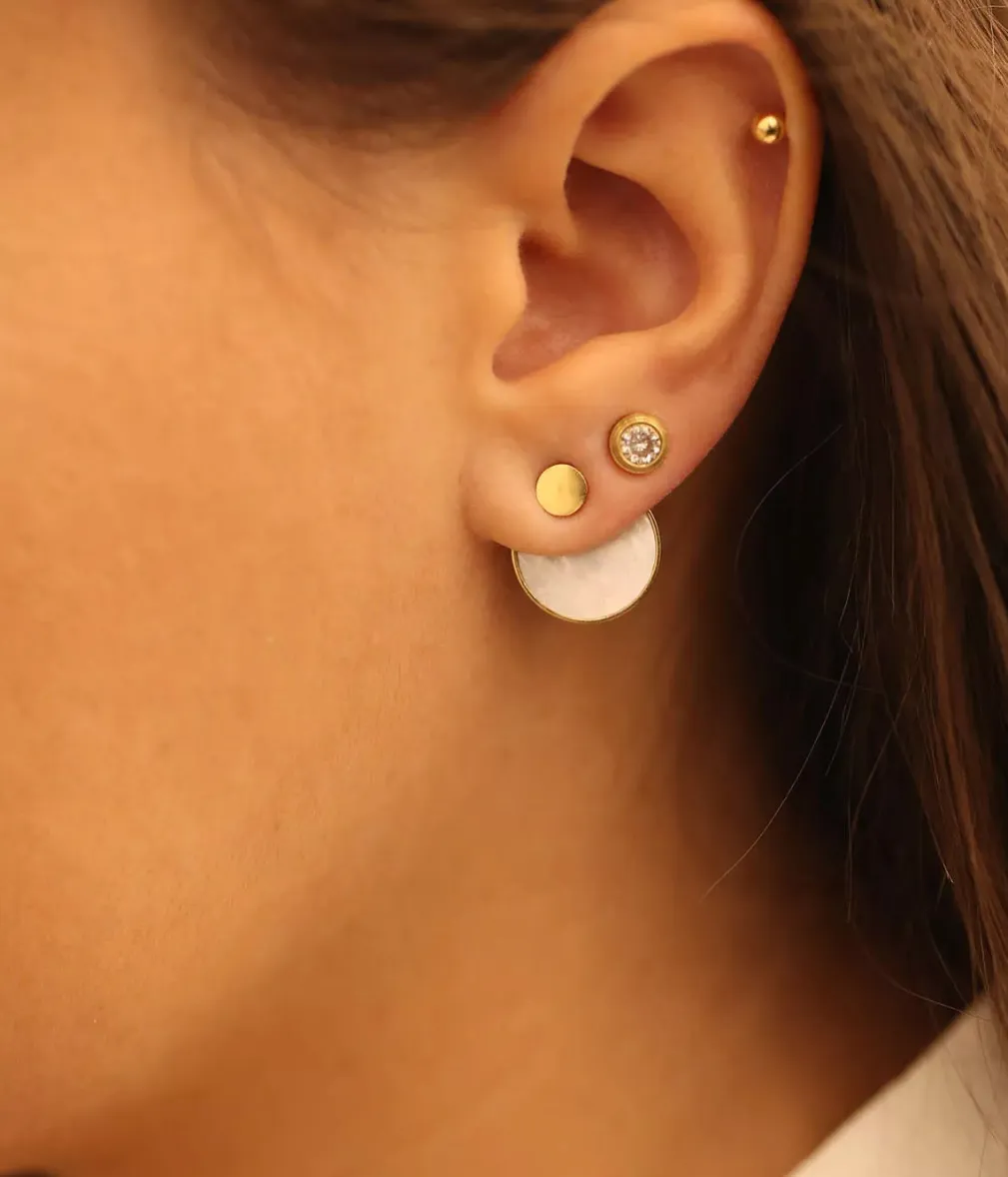 Boucles d'oreilles Moon