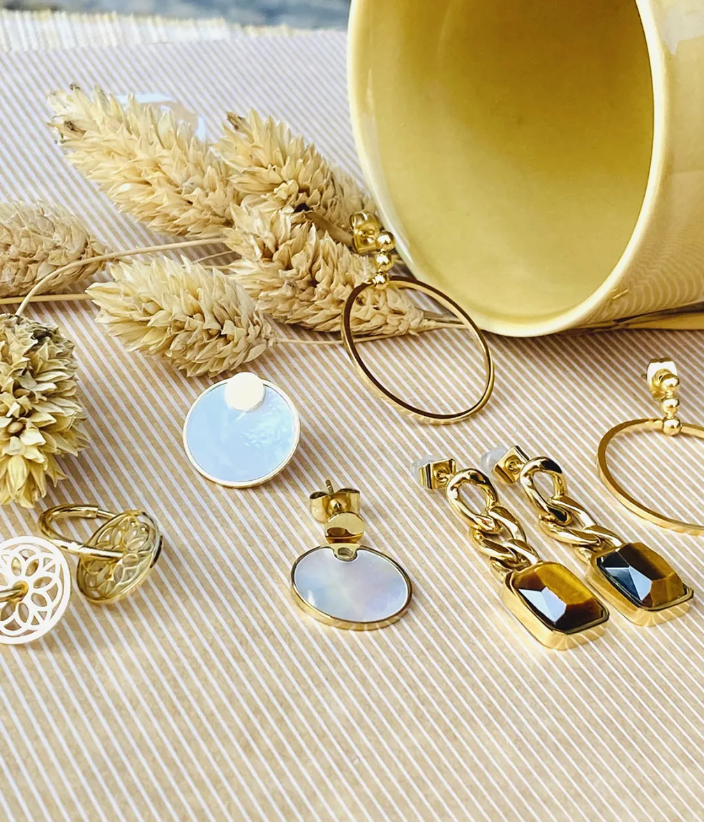 Boucles d'oreilles Moon