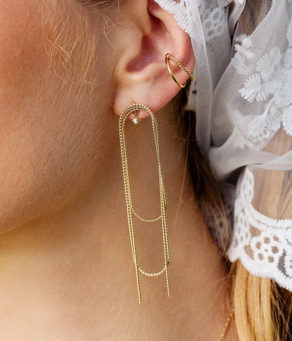 Boucles d'oreilles Mésange