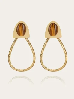 Boucles d'oreilles Obsidia