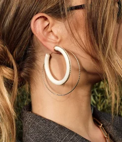 Boucles d'oreilles Rhodo