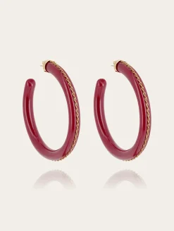 Boucles d'oreilles Rhodo