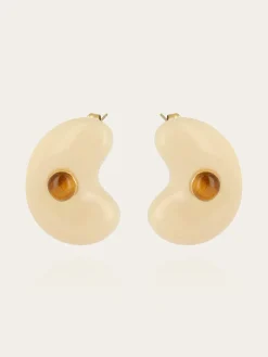 Boucles d'oreilles Sépia