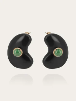 Boucles d'oreilles Sépia