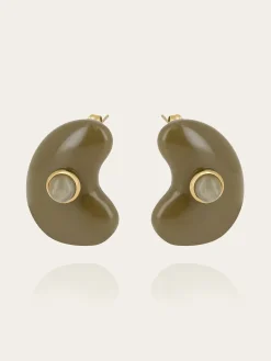 Boucles d'oreilles Sépia