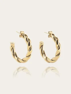Boucles d'oreilles Torsade