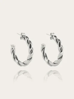 Boucles d'oreilles Torsade