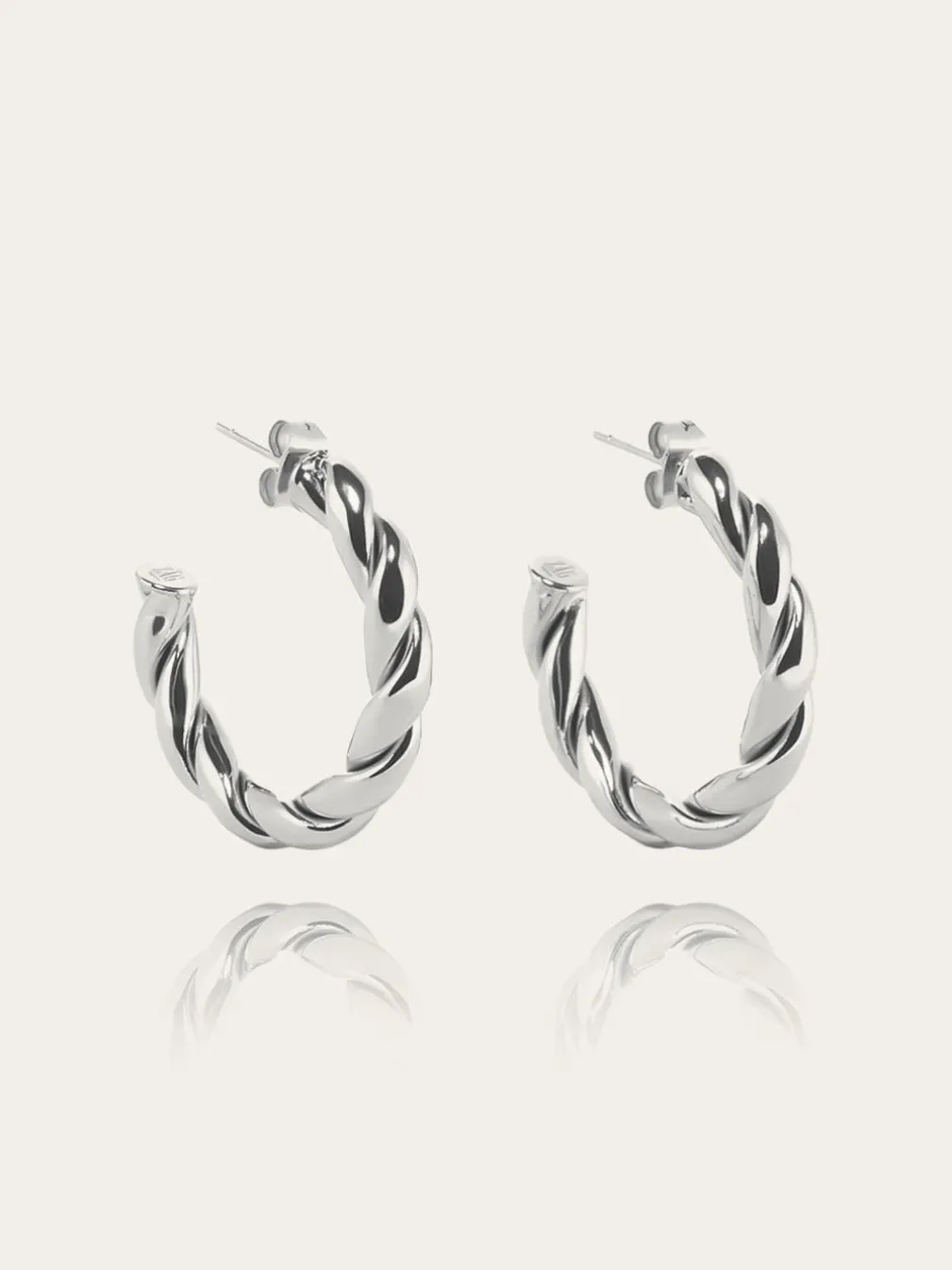 Boucles d'oreilles Torsade