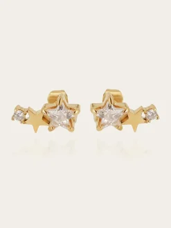 Boucles d'oreilles Violette
